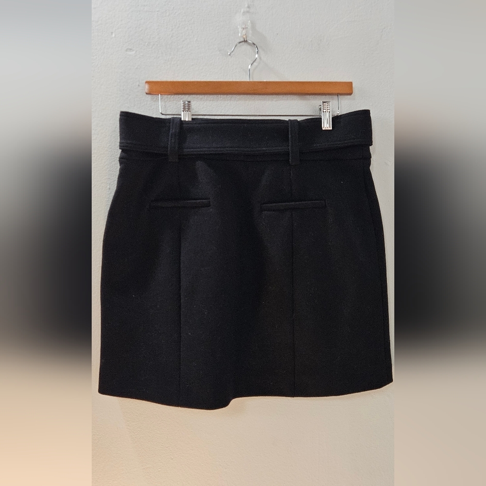 NWOT Sezane Gillie Skirt - size 42, black, wool - Picture 4 of 7
